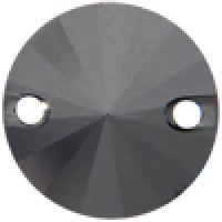 3200 Jet Hematite 12mm  